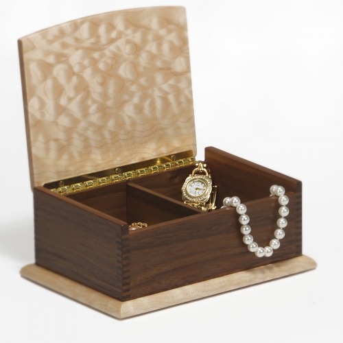 Jewelry Box Open - Box Joints